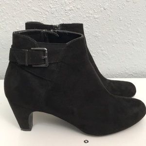 Black Suede Booties